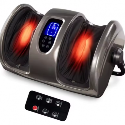 Vibrating Shiatsu Equipment Electric Remote Control Pump Leg Calf Foot Massager