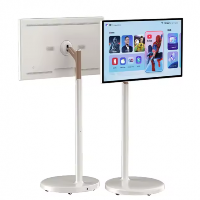 VETO 21.5/24/32 Inch Wireless Smart Portable TV Indoor LCD Display Capacitive Touch Rechargeable Moveable Android Monitor